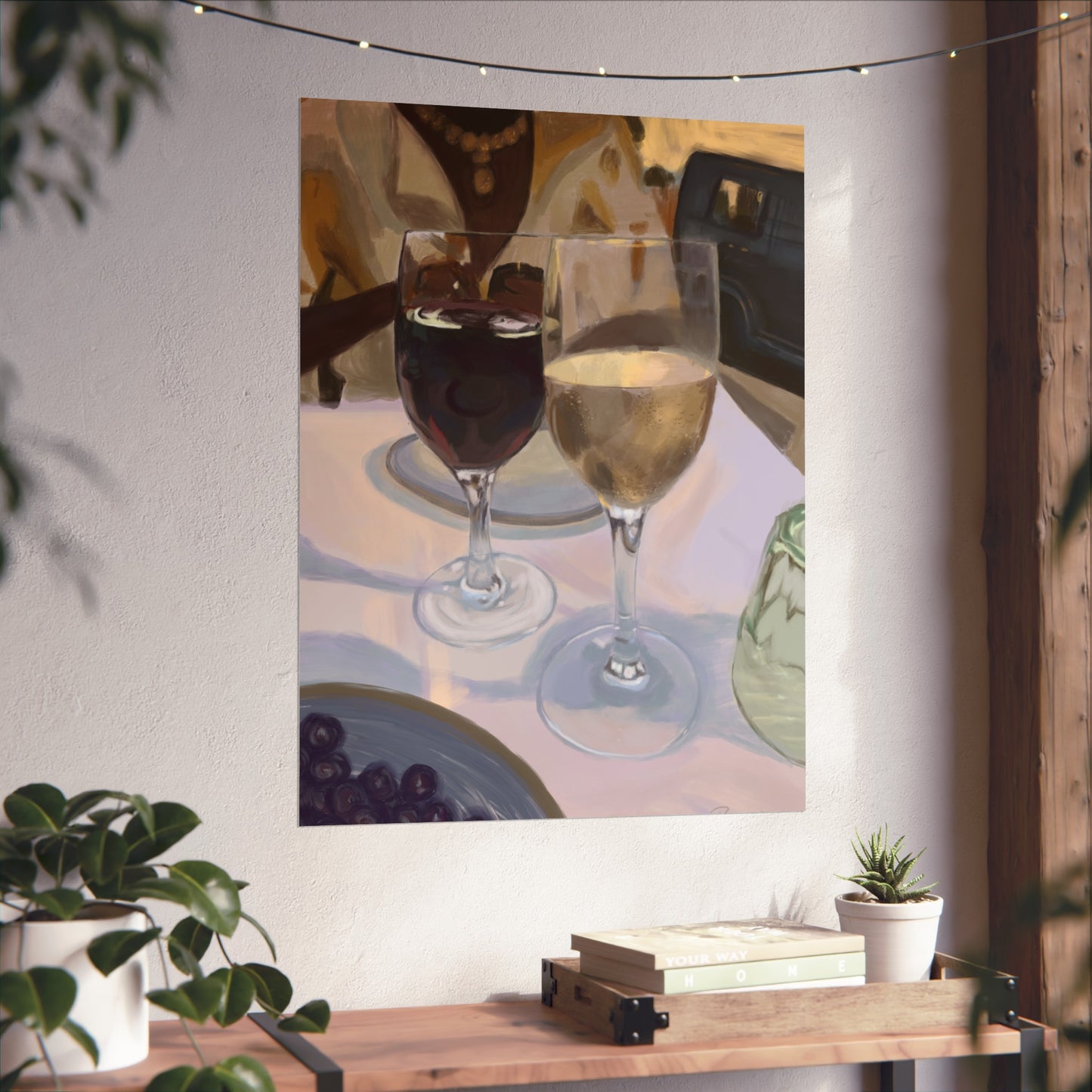 Dinner Date in Cannes, France Print