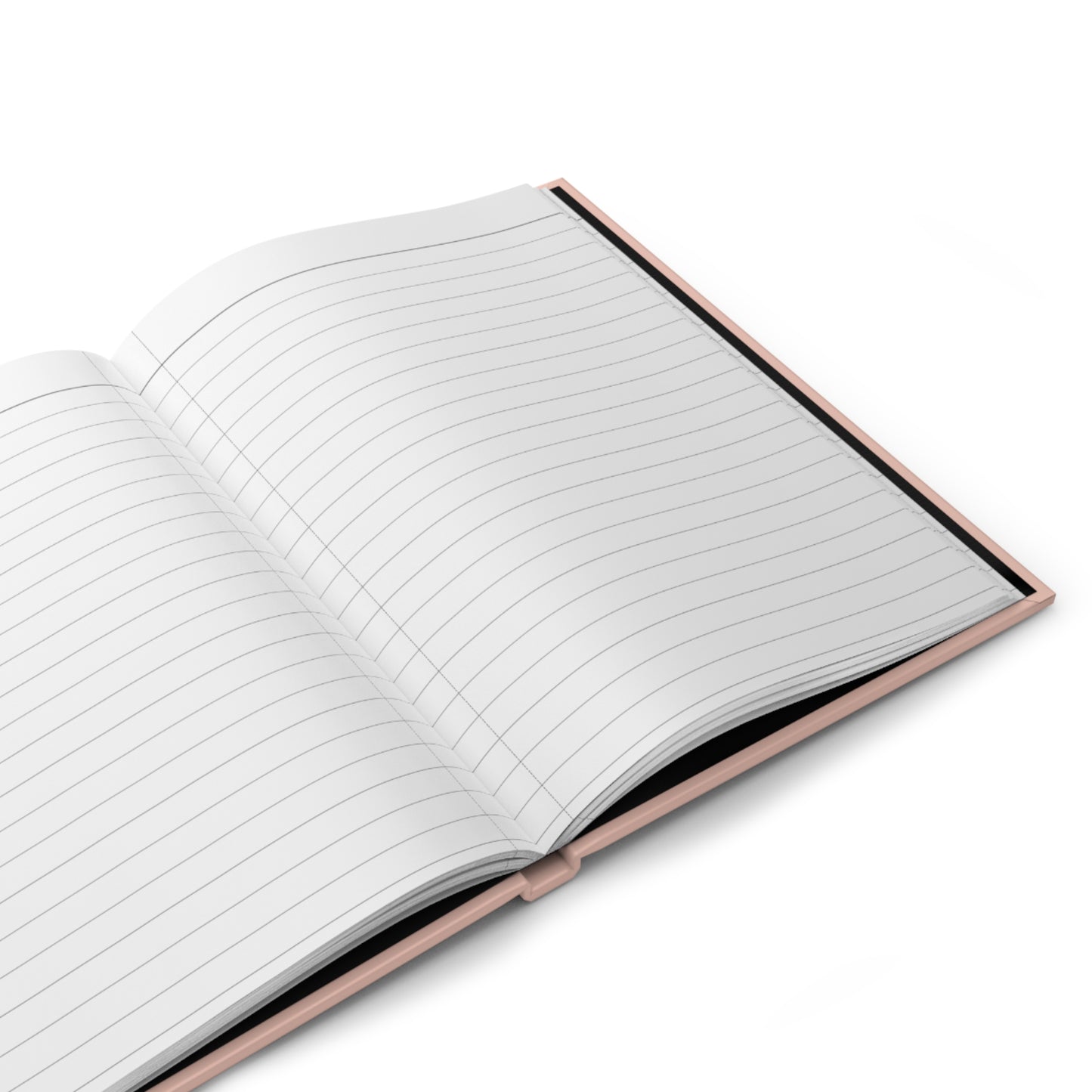 Blush Butterfly Brain Hardcover Notebook
