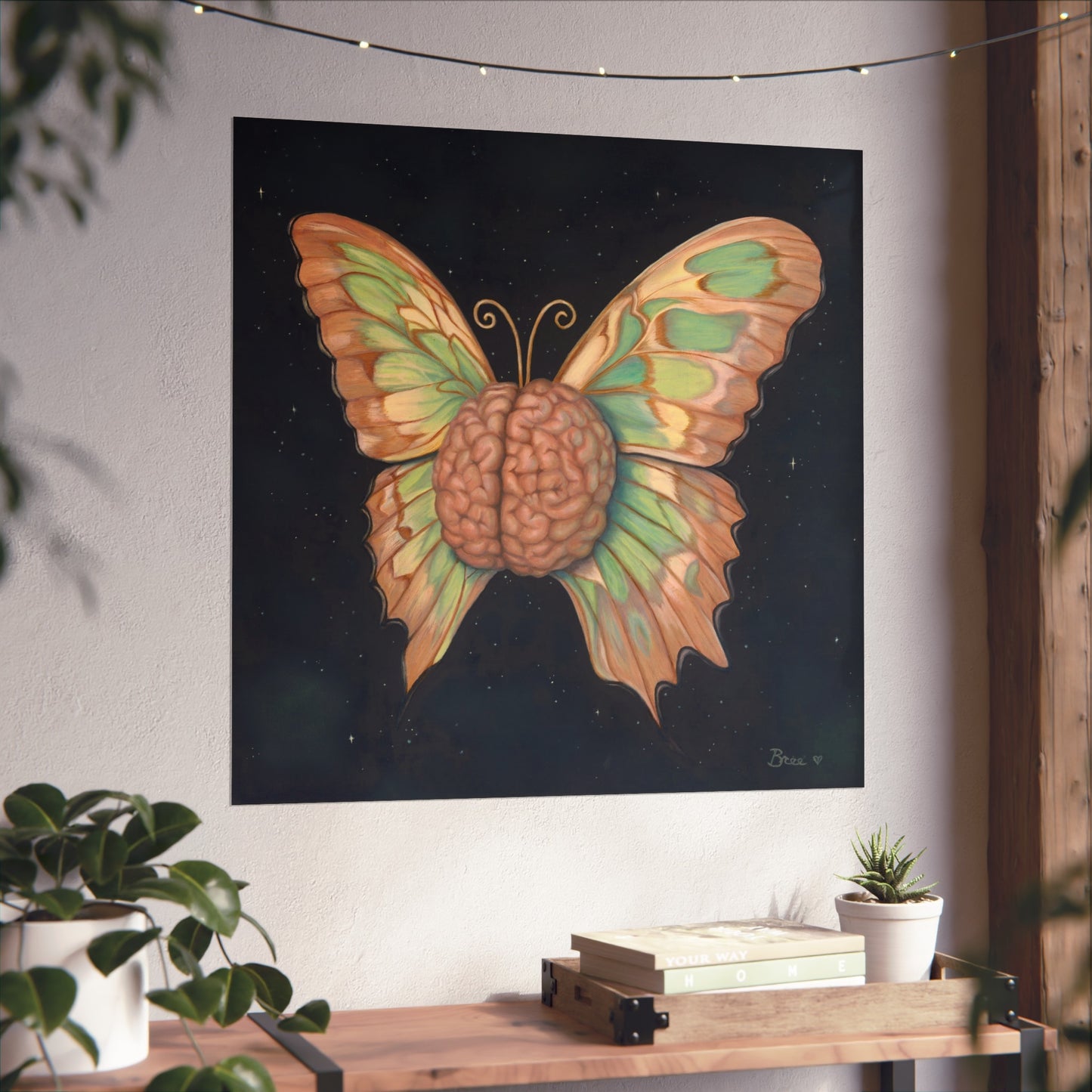 Brain Butterfly Fine Art Print