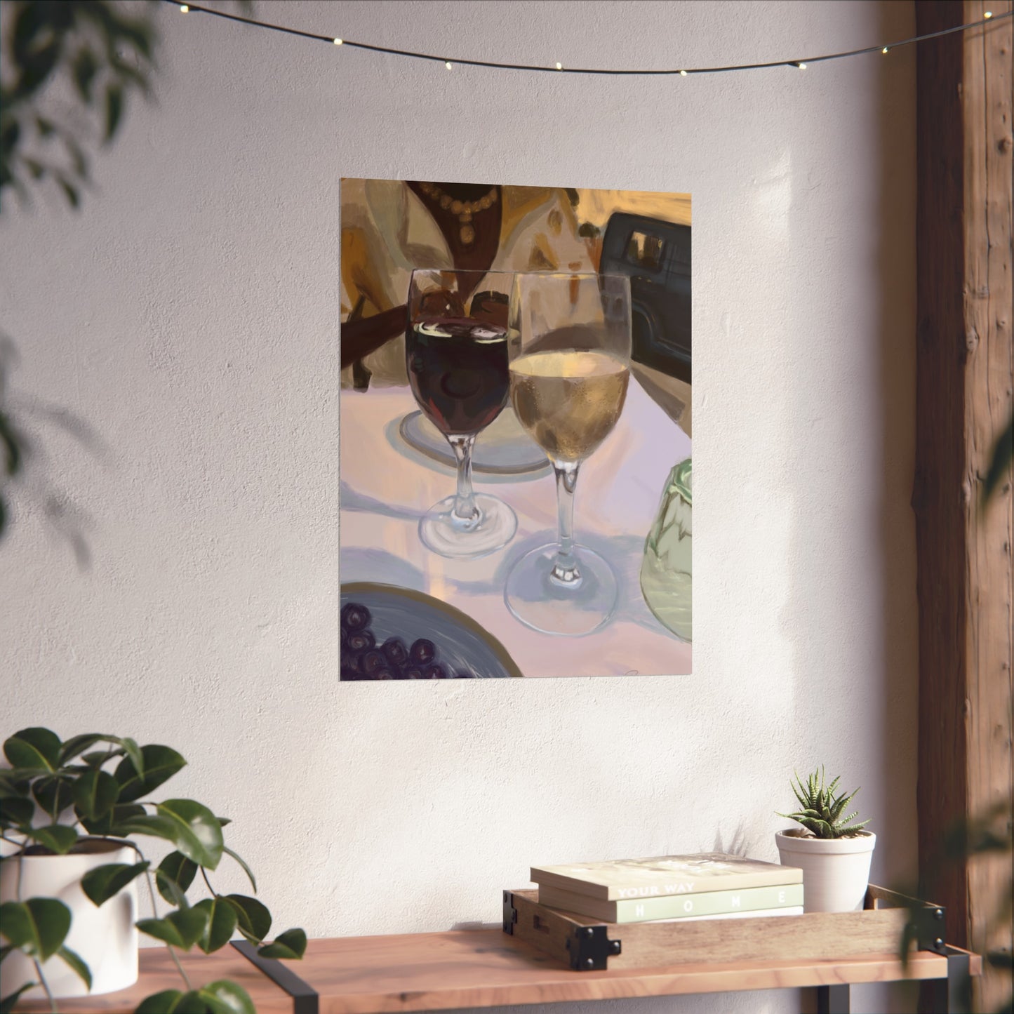 Dinner Date in Cannes, France Print