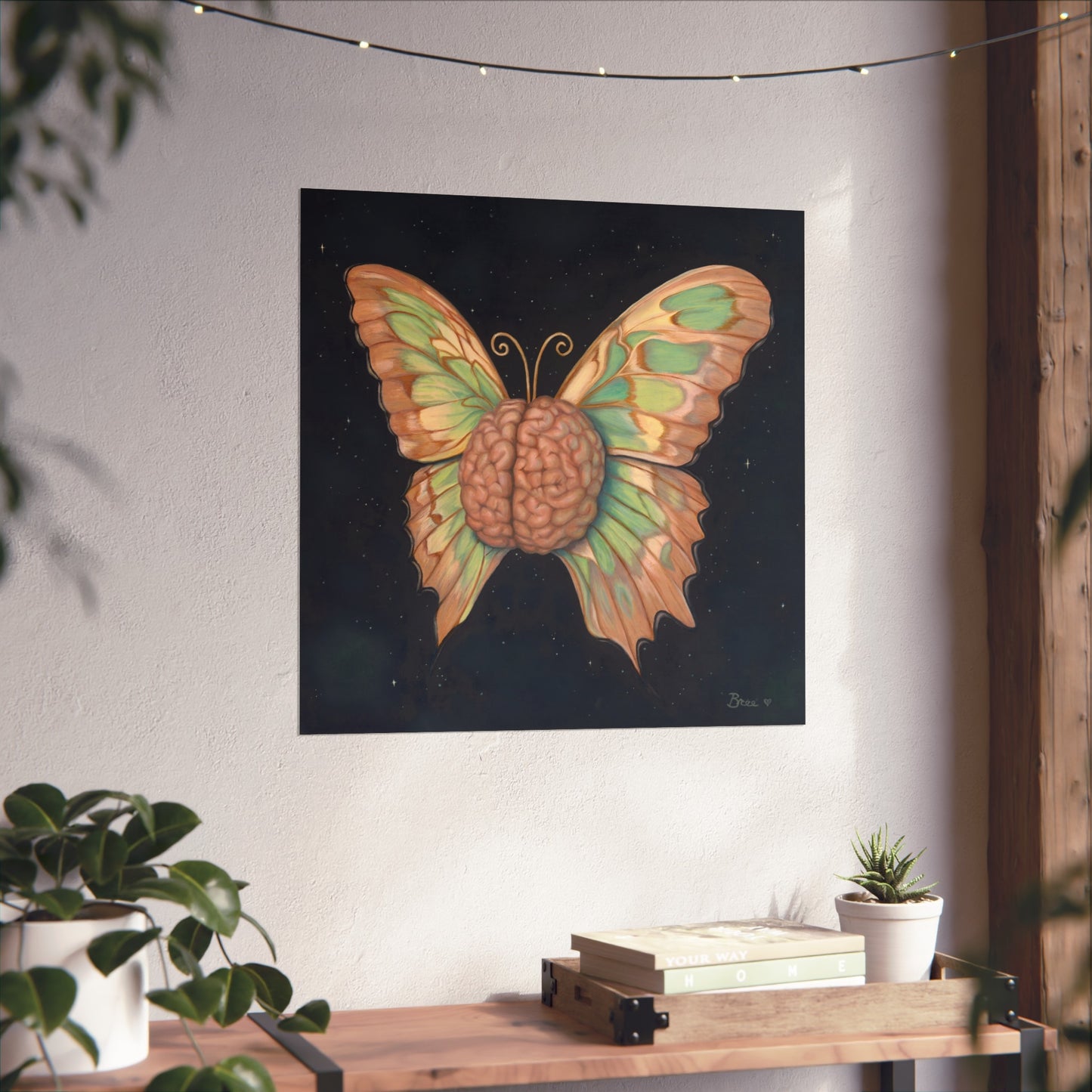 Brain Butterfly Fine Art Print