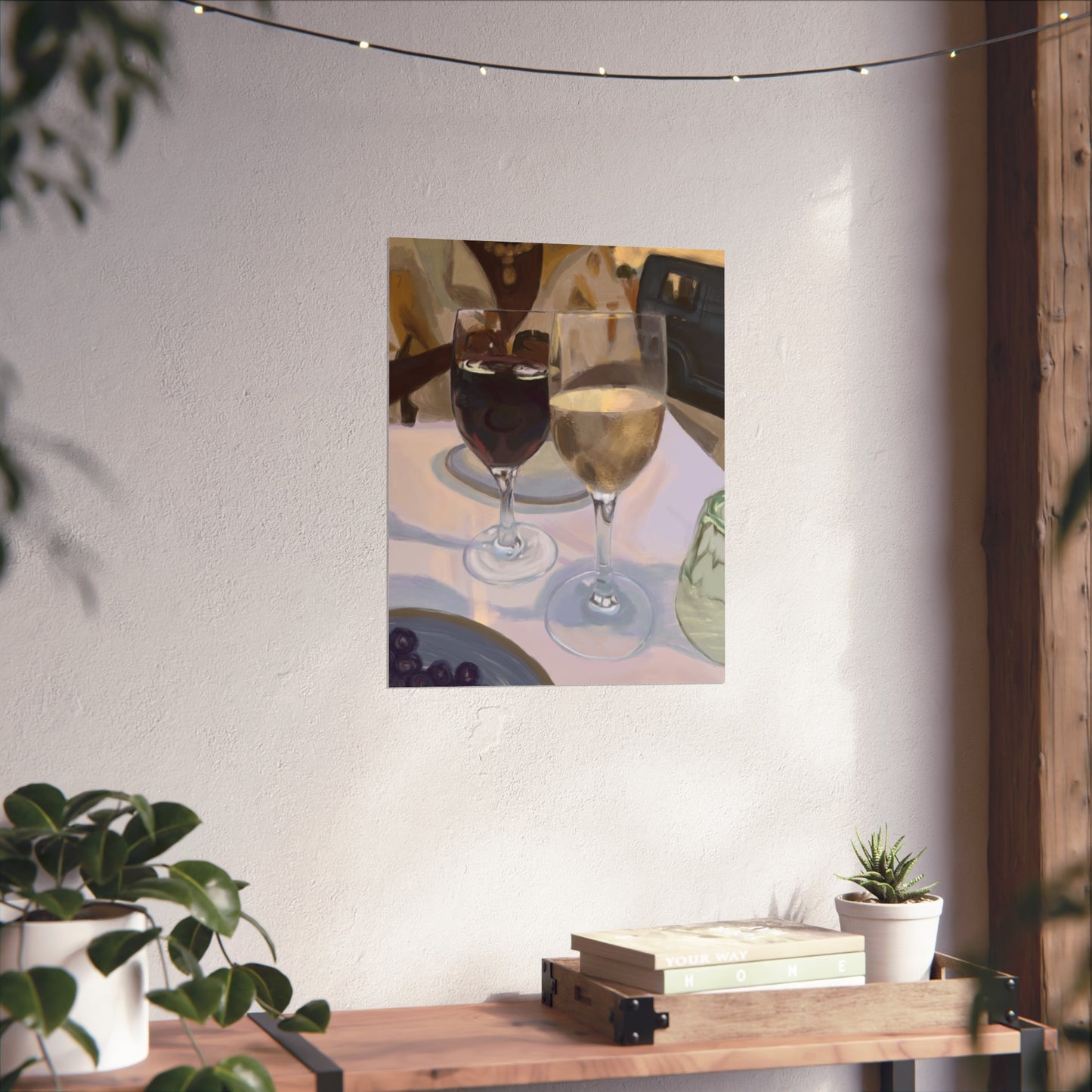 Dinner Date in Cannes, France Print