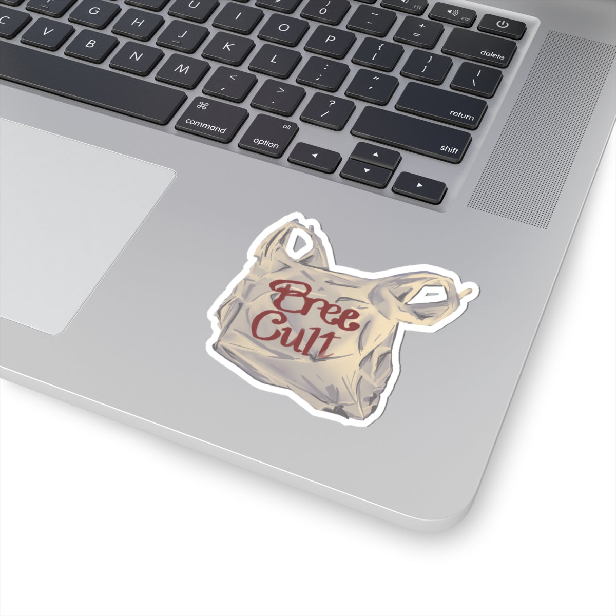 Bree Cult Grocery Bag sticker | Kiss-Cut Sticker, Laptop Decal