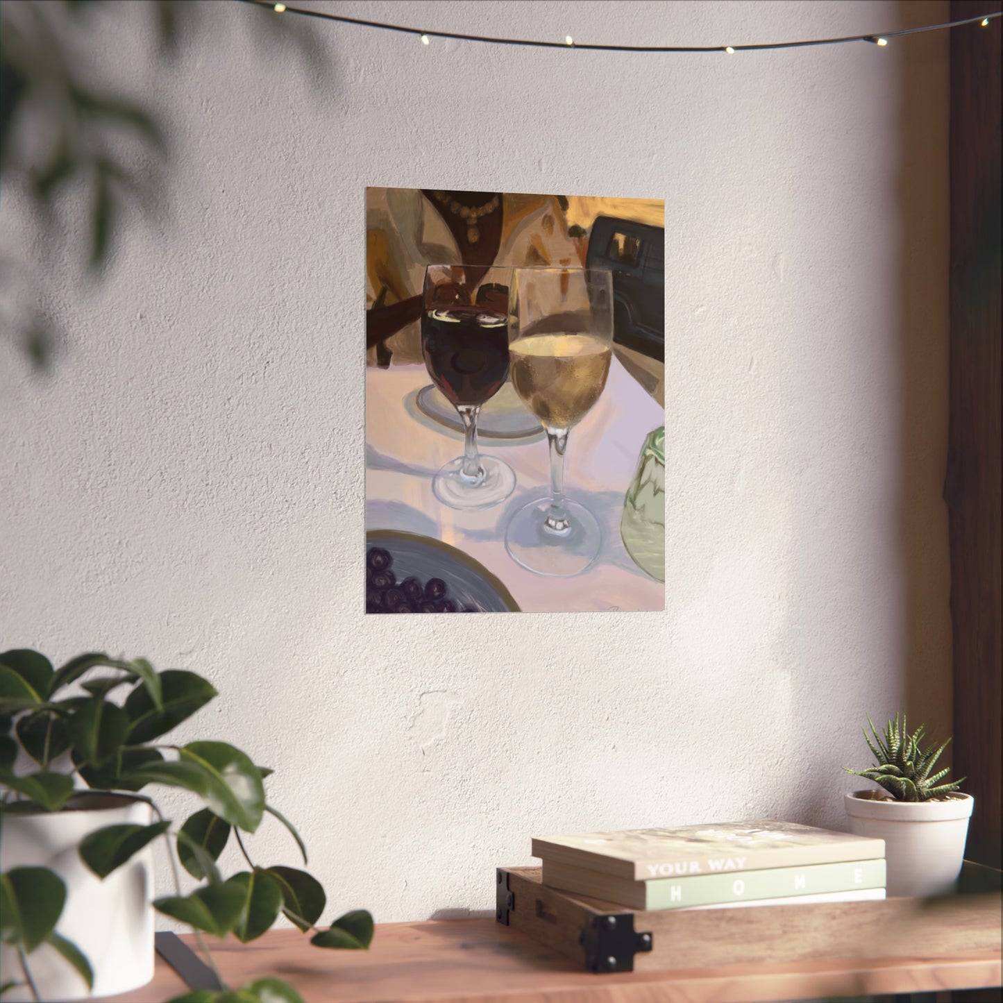 Dinner Date in Cannes, France Print