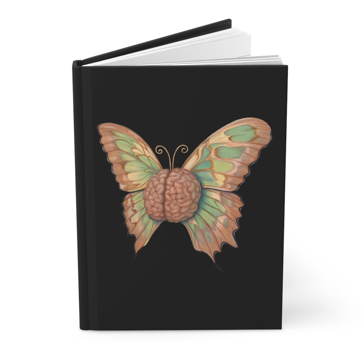 Butterfly Brain Notebook (Black)