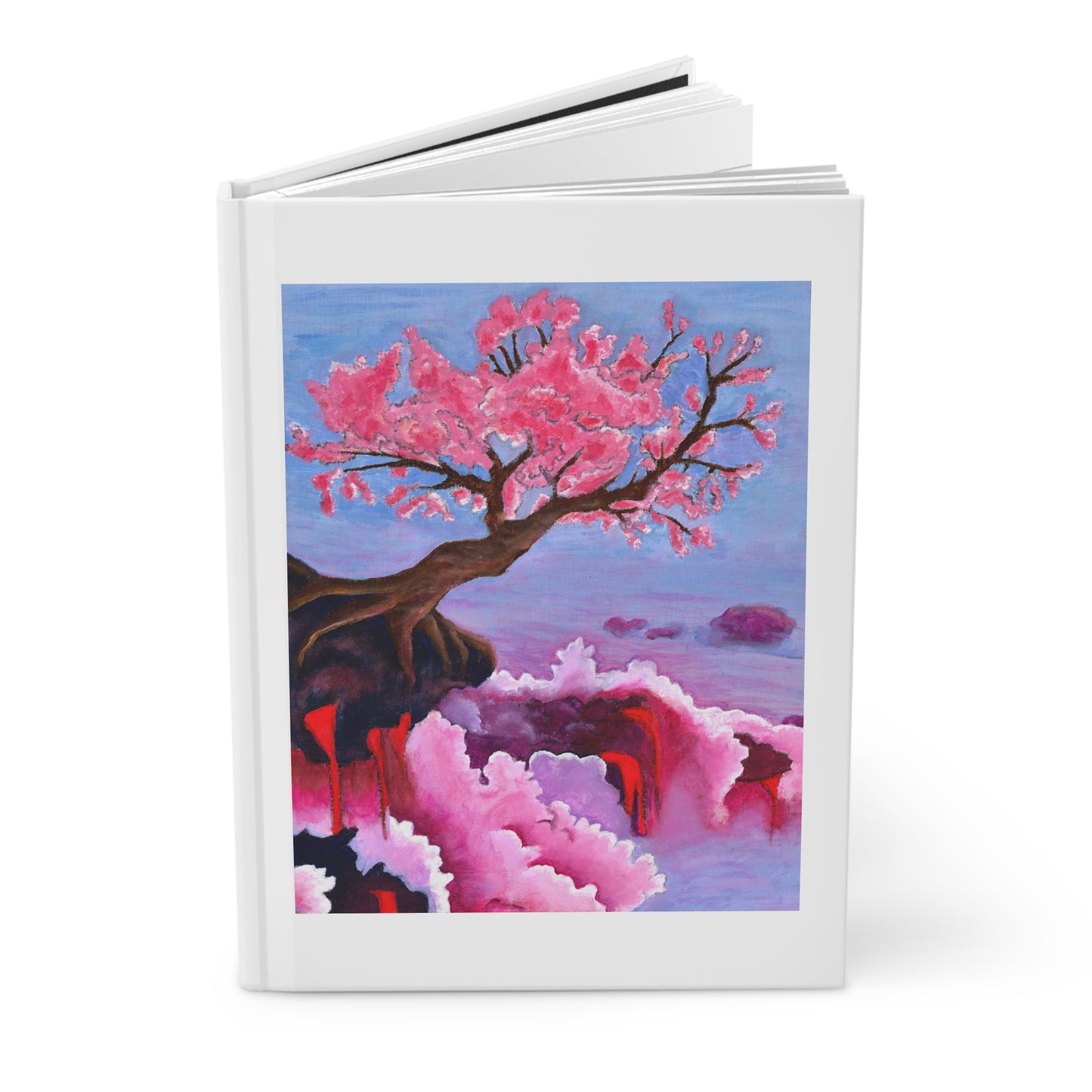 Fuji Blossom Hardcover Journal