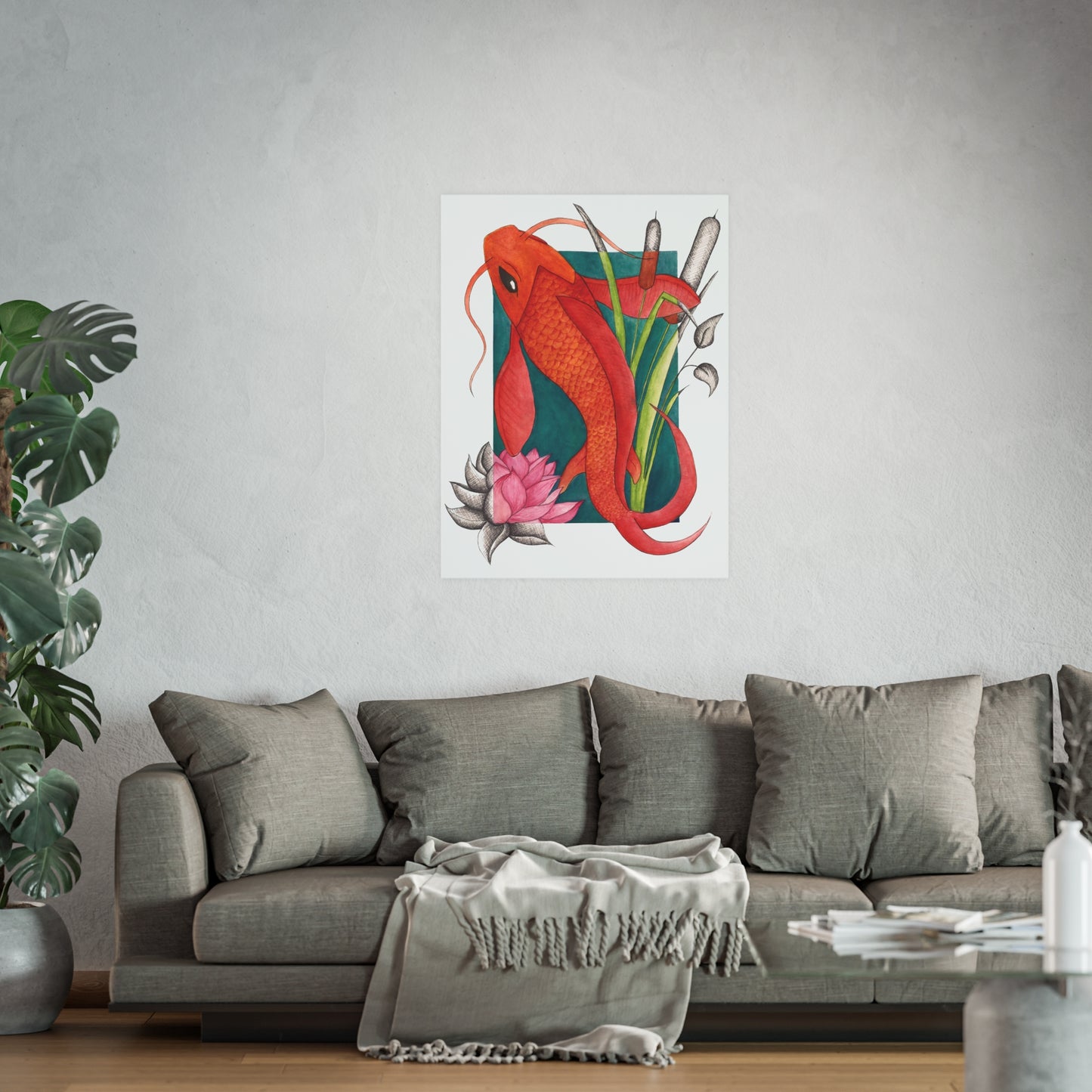 Koi Poster | Satin or Archival Matte Print