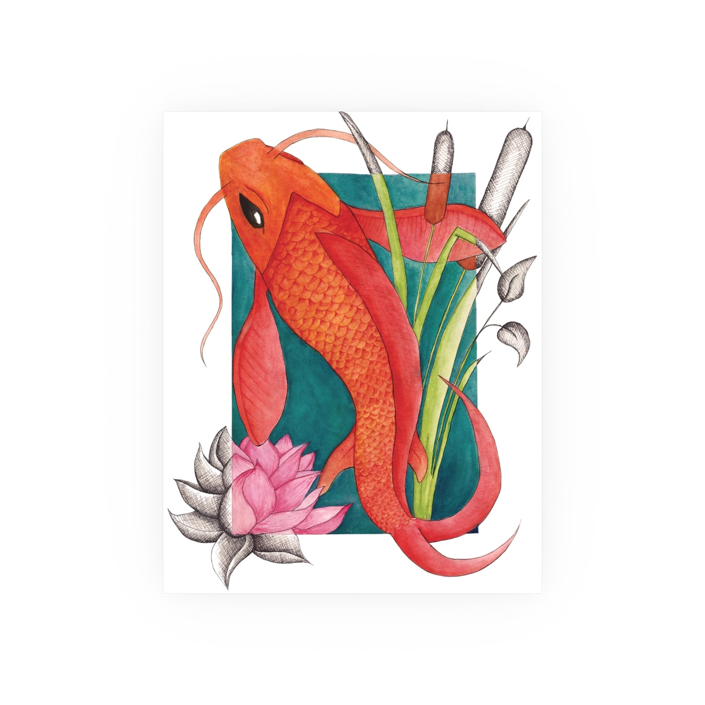 Koi Poster | Satin or Archival Matte Print