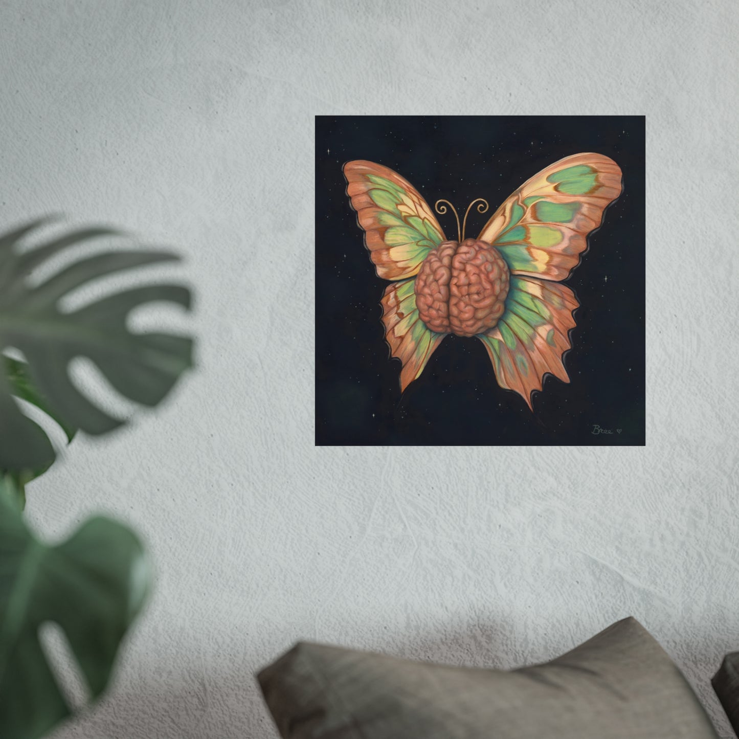 Brain Butterfly Fine Art Print