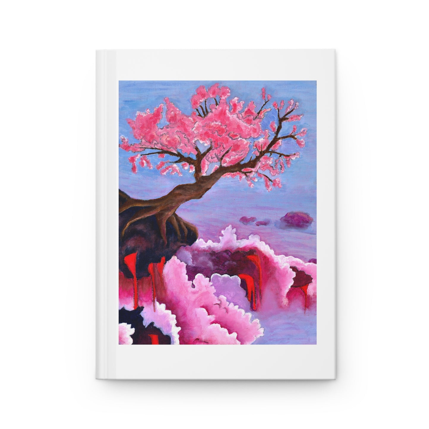 Fuji Blossom Hardcover Journal
