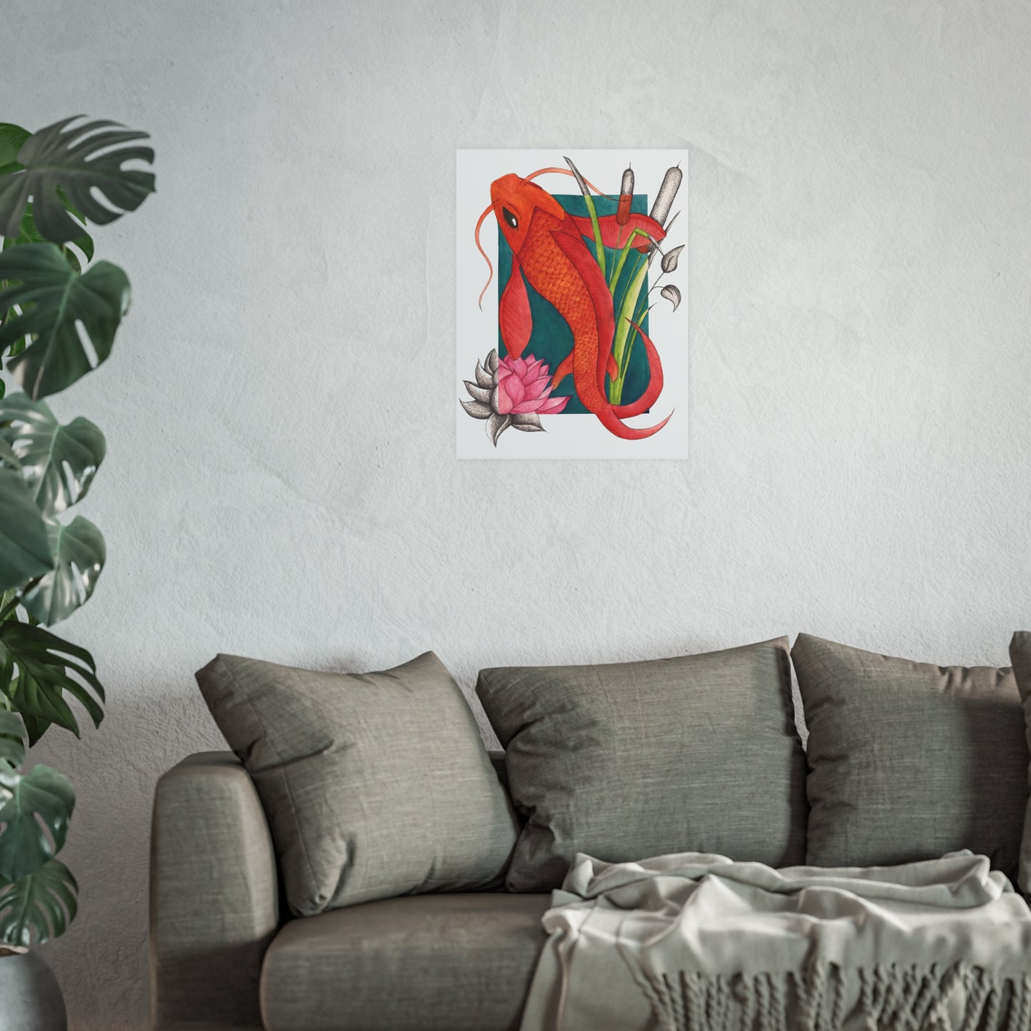 Koi Poster | Satin or Archival Matte Print